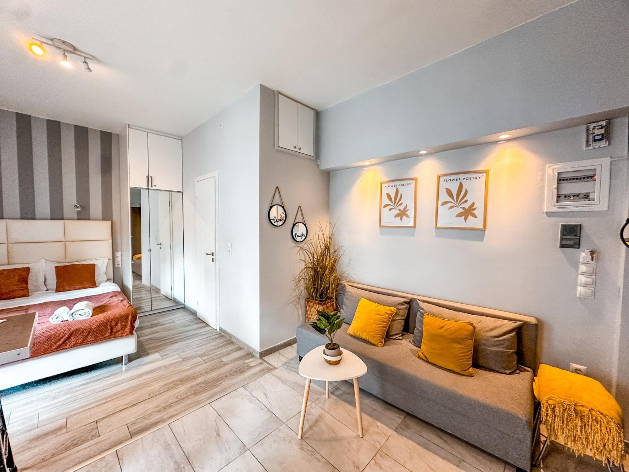Walk To Markets From A Cozy Studio By Cielo Homes Athen Eksteriør billede
