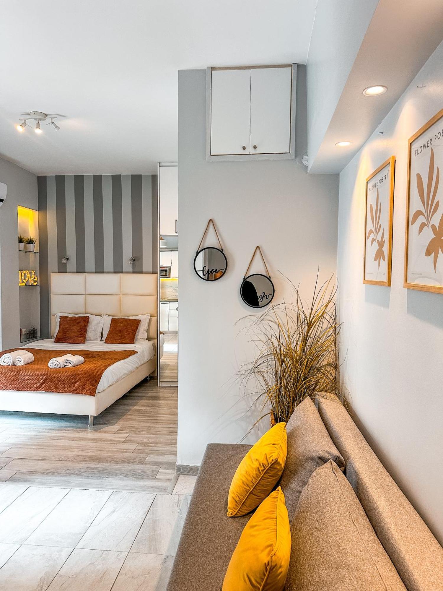 Walk To Markets From A Cozy Studio By Cielo Homes Athen Eksteriør billede
