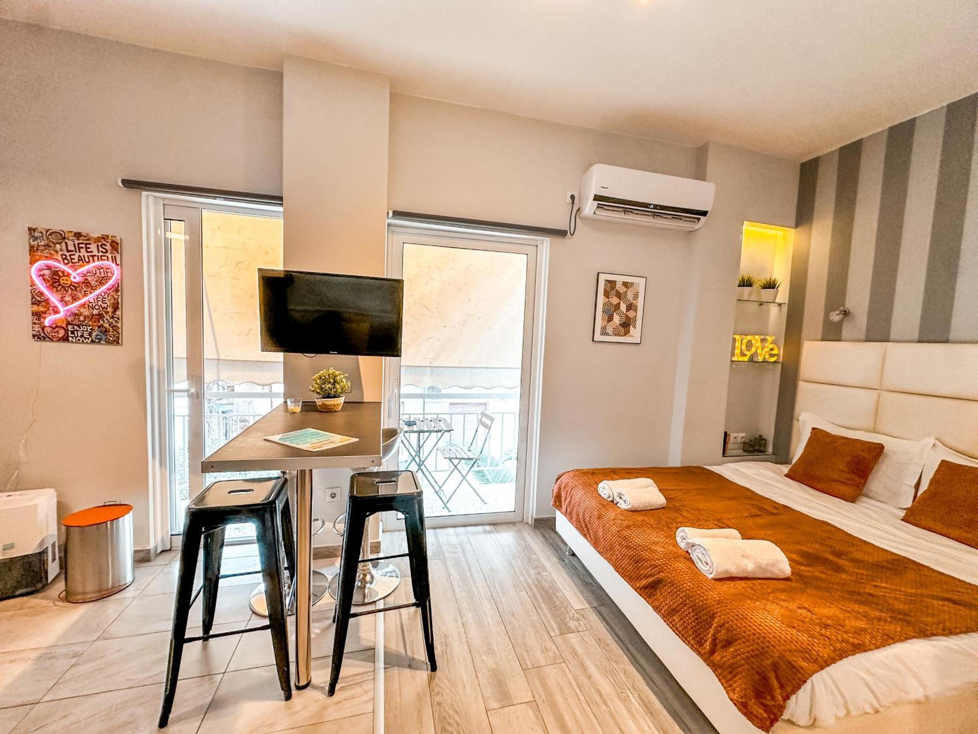 Walk To Markets From A Cozy Studio By Cielo Homes Athen Eksteriør billede
